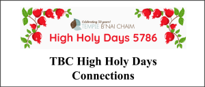 High Holy Days Connections