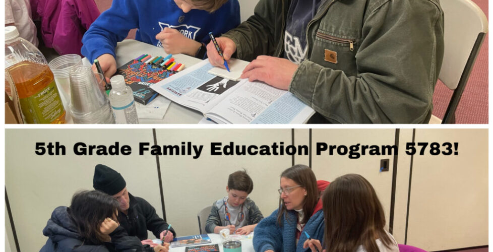 5th Grade Family Education Program 1-29-23