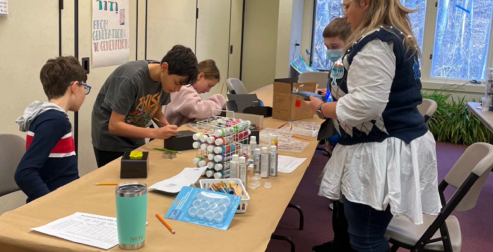Making Chanukah Candle Boxes with Morah Rica